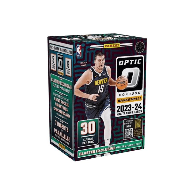 2023-24 NBA Panini Donruss Optic Basketball Trading Card Blaster Box