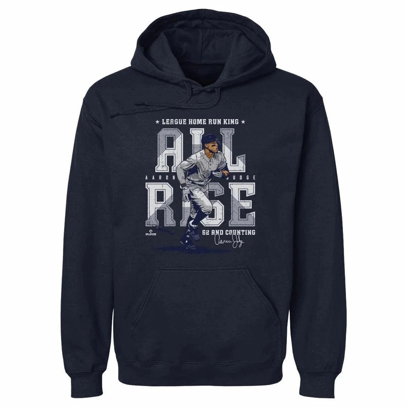 Aaron Judge New York Yankees 500 Level MLB King Hoodie Jumper – Navy