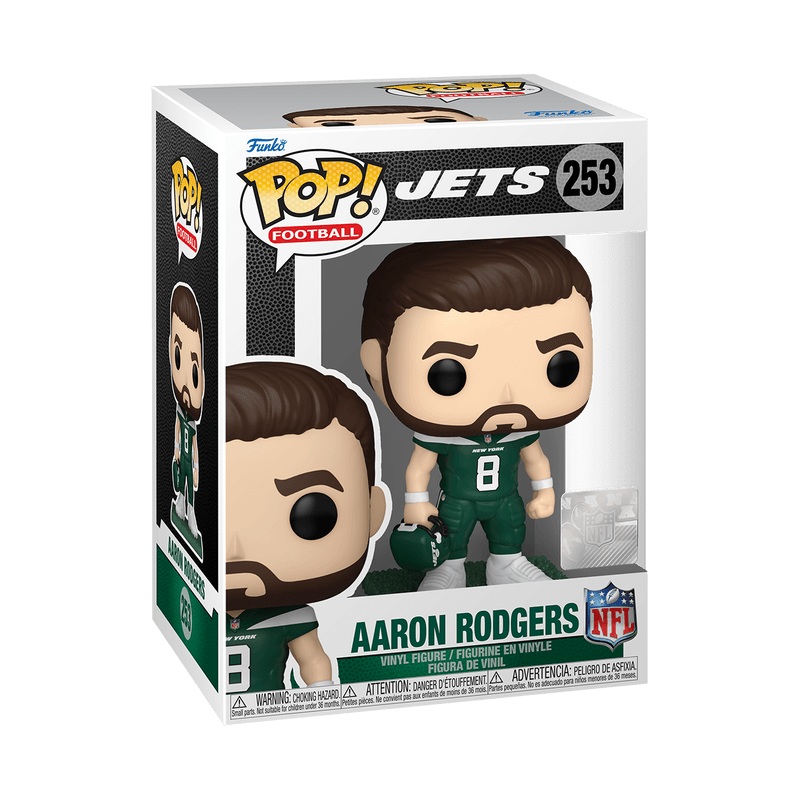 Aaron Rodgers New York Jets Funko NFL Pop Vinyl Figure – 253