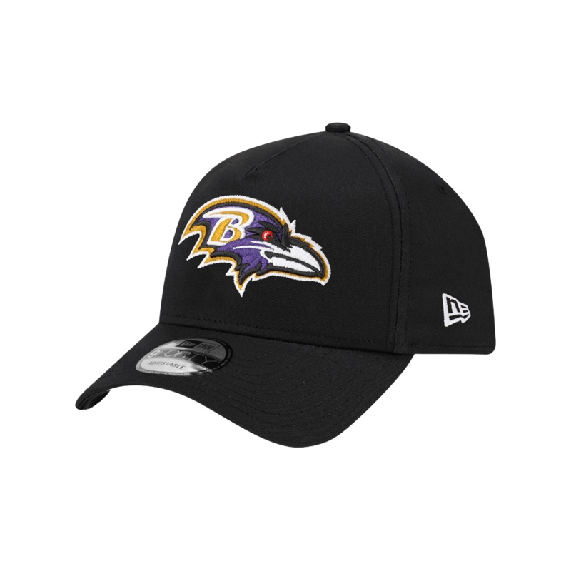 Baltimore Ravens New Era NFL Team 9FORTY A-Frame Snapback Hat – Black