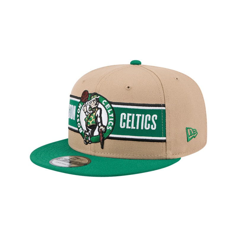 Boston Celtics New Era NBA 24 Draft 9FIFTY Snapback Hat – Tan