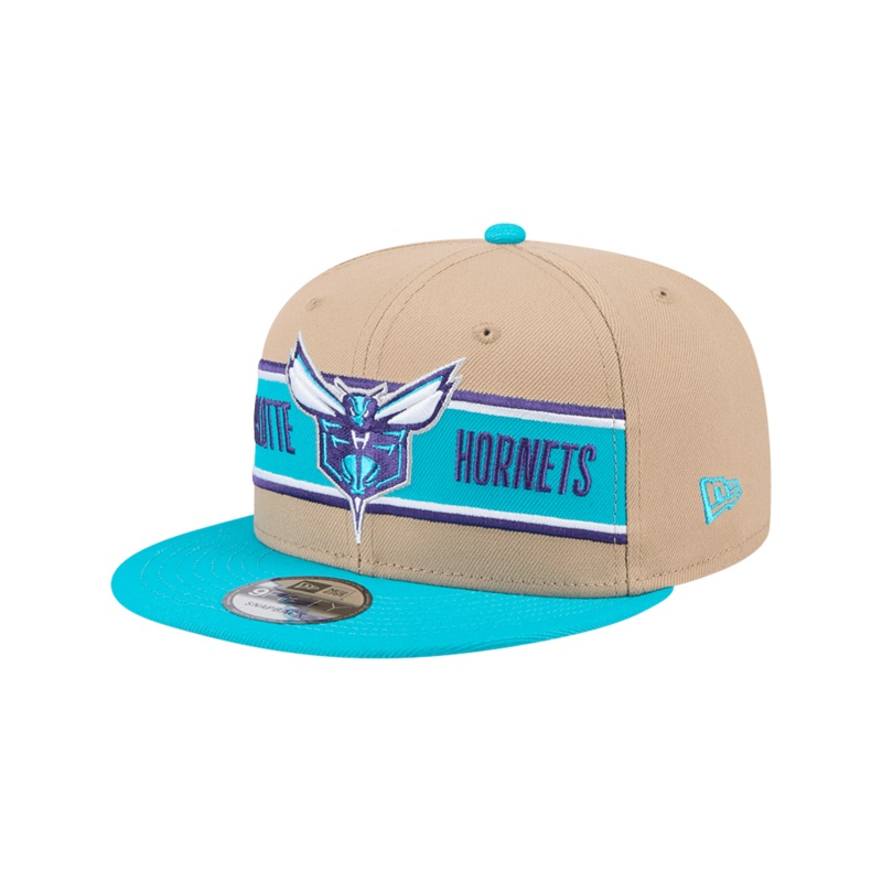 Charlotte Hornets New Era NBA 24 Draft 9FIFTY Snapback Hat – Tan