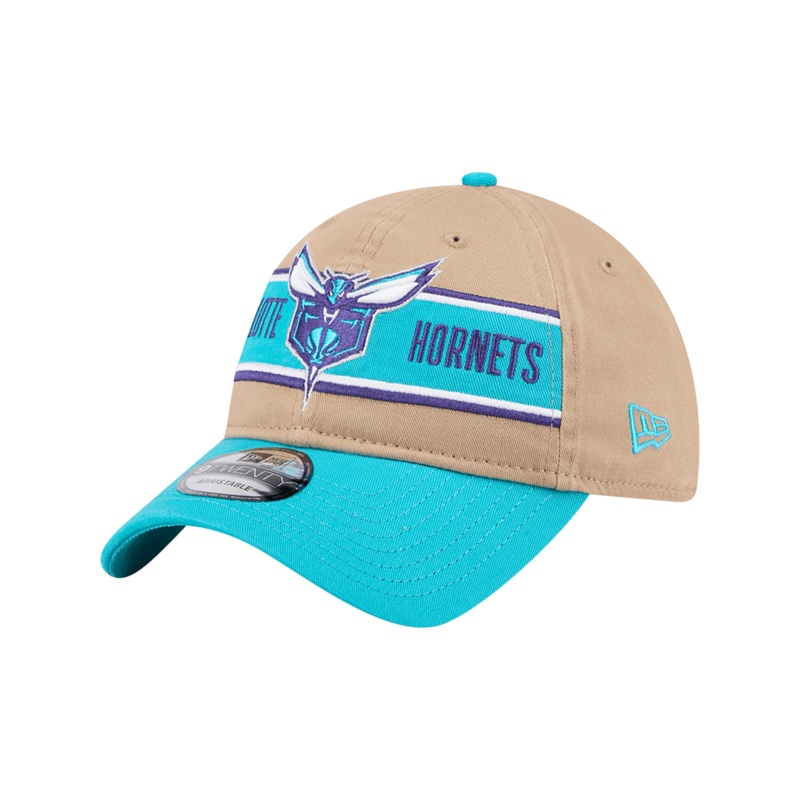 Charlotte Hornets New Era NBA 24 Draft 9TWENTY Strapback Hat – Tan