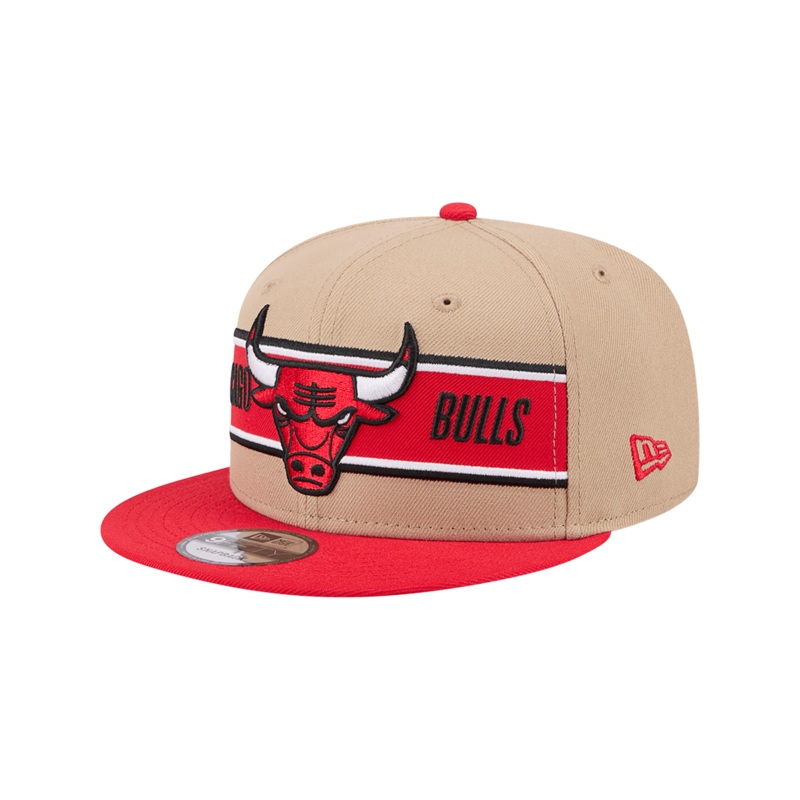 Chicago Bulls New Era NBA 24 Draft 9FIFTY Snapback Hat – Tan