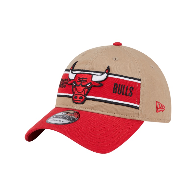 Chicago Bulls New Era NBA 24 Draft 9TWENTY Strapback Hat – Tan