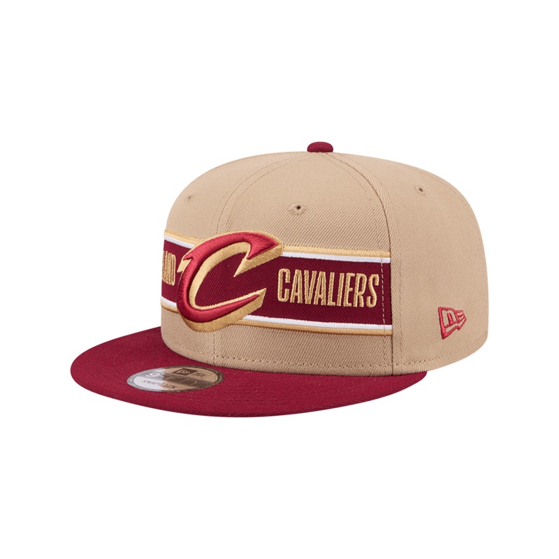 Cleveland Cavaliers New Era NBA 24 Draft 9FIFTY Snapback Hat – Tan