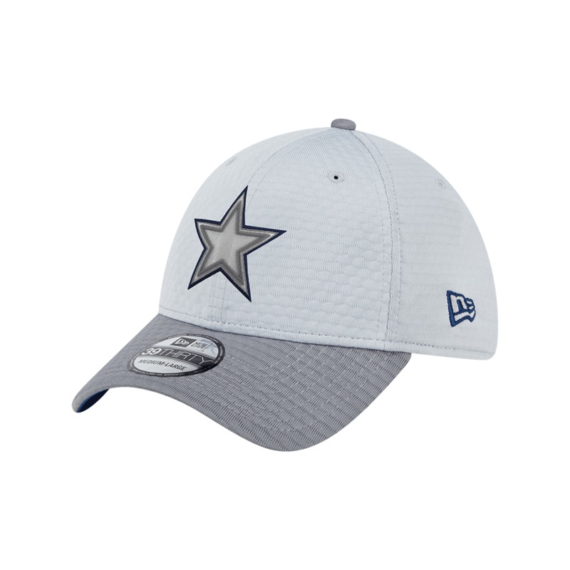Dallas Cowboys New Era NFL 24 Training 39THIRTY Stretch-Fit Hat – Grey