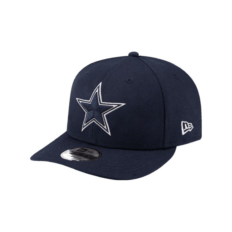 Dallas Cowboys New Era NFL Team 9FIFTY Pre-Curved Snapback Hat – Navy