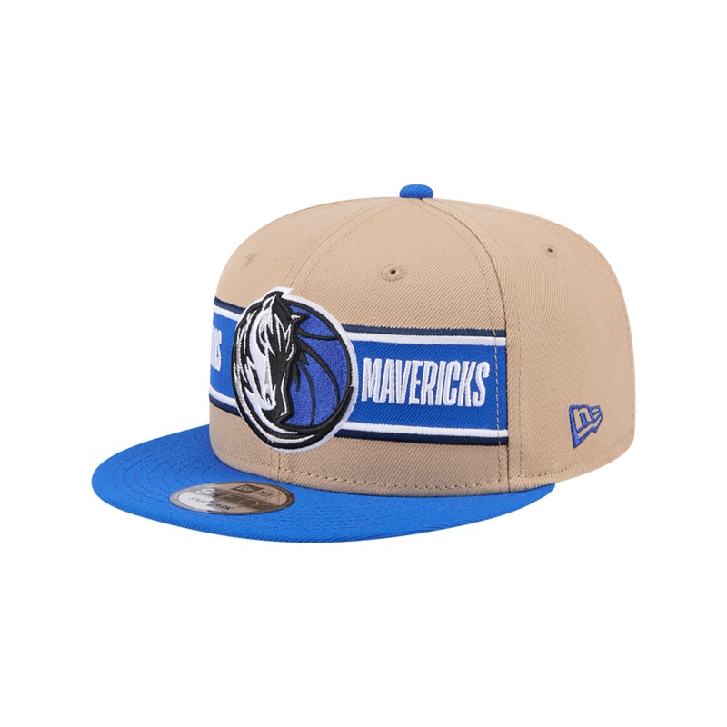 Dallas Mavericks New Era NBA 24 Draft 9FIFTY Snapback Hat – Tan