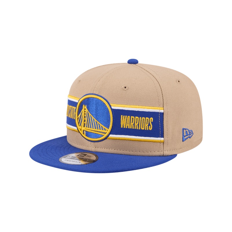 Golden State Warriors New Era NBA 24 Draft 9FIFTY Snapback Hat – Tan