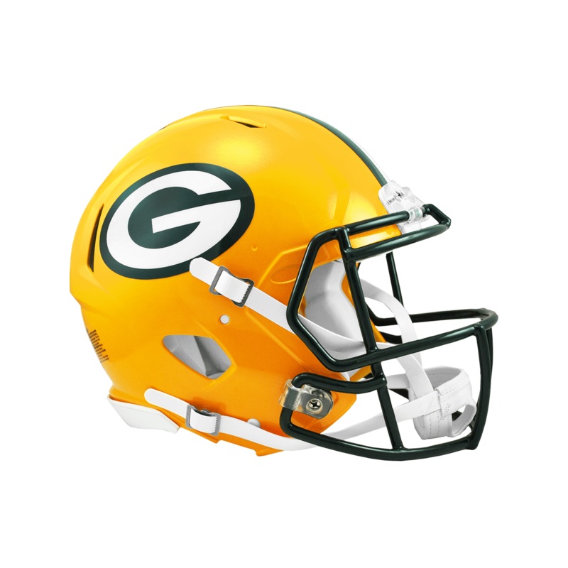Green Bay Packers Riddell NFL Speed Authentic Full Size Helmet