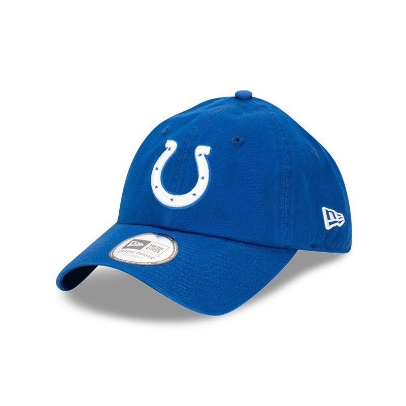 Indianapolis Colts New Era NFL Team Casual Classic Strapback Hat – Blue