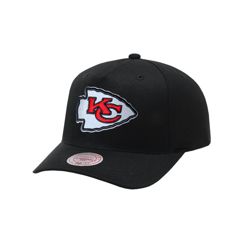 Kansas City Chiefs Mitchell & Ness NFL Team MVP Snapback Hat – Black