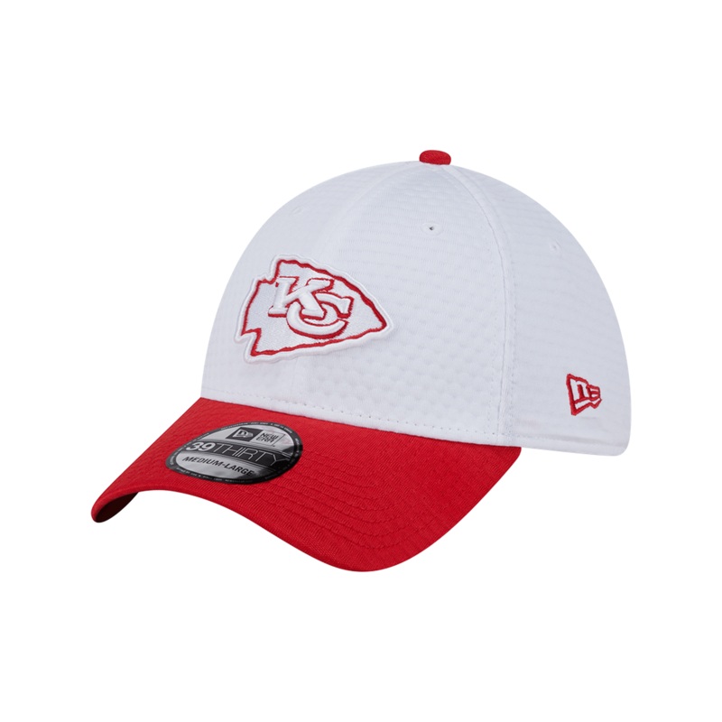 Kansas City Chiefs New Era NFL 24 Training 39THIRTY Stretch-Fit Hat – White