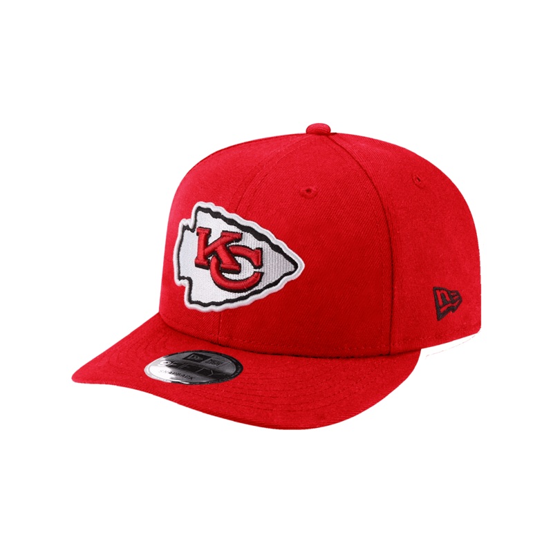 Kansas City Chiefs New Era NFL Team 9FIFTY Pre-Curved Snapback Hat – Red