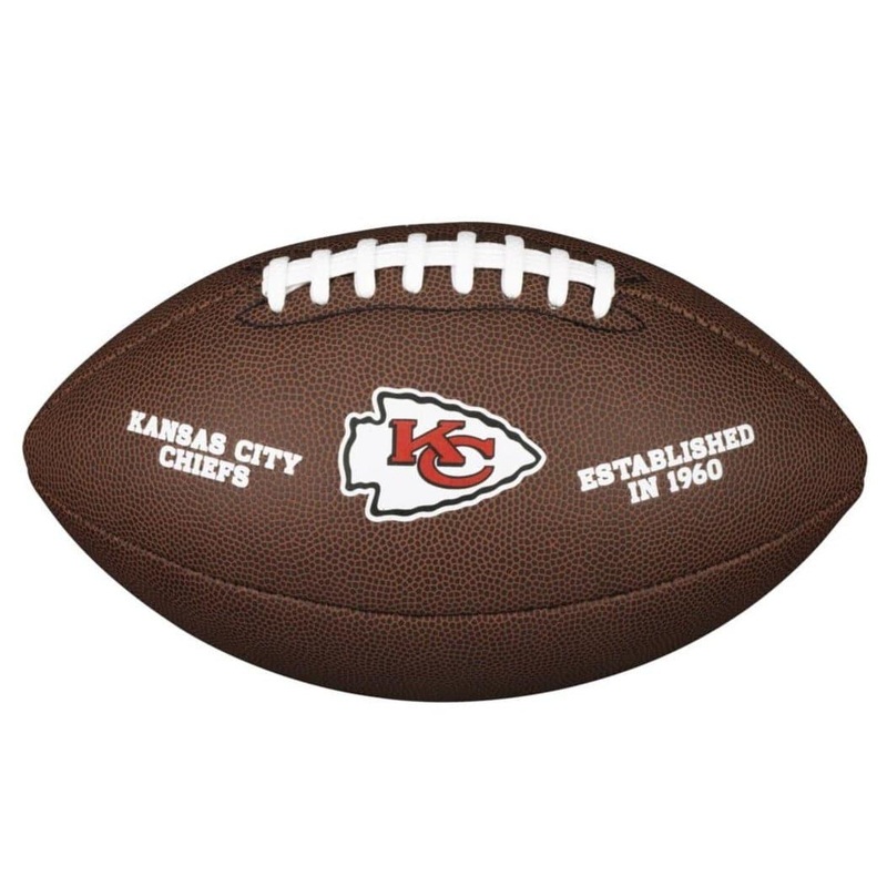 Kansas City Chiefs Wilson NFL Team Full Size Football – Brown