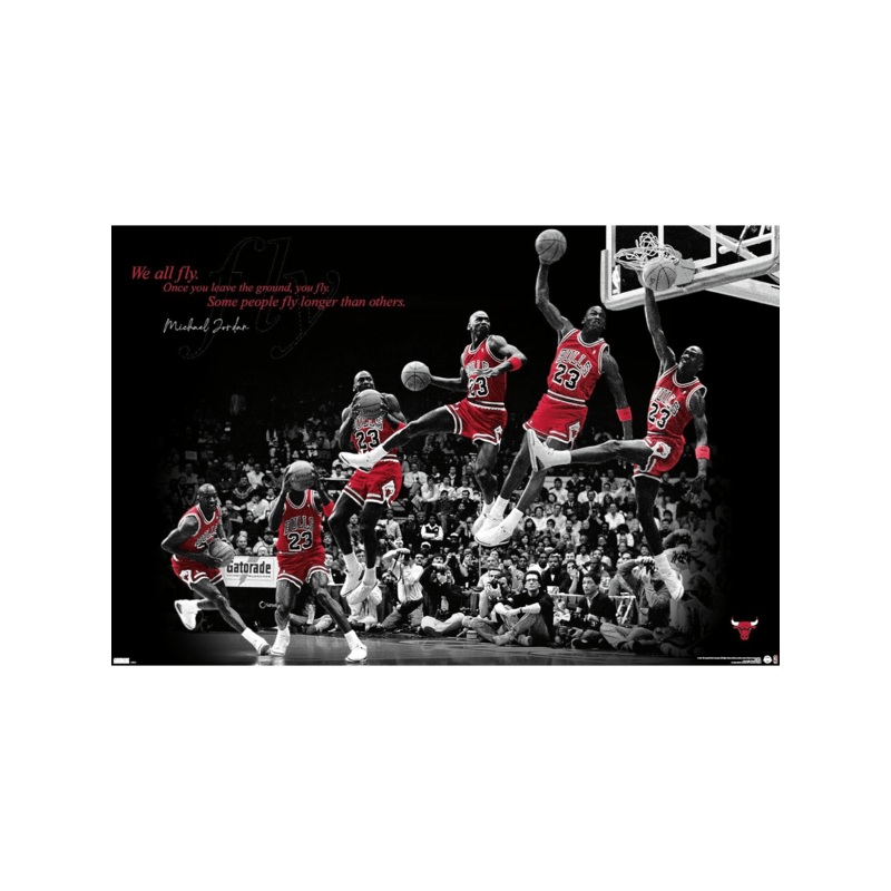 Michael Jordan Chicago Bulls Trends NBA 61 x 91.5cm Fly Poster