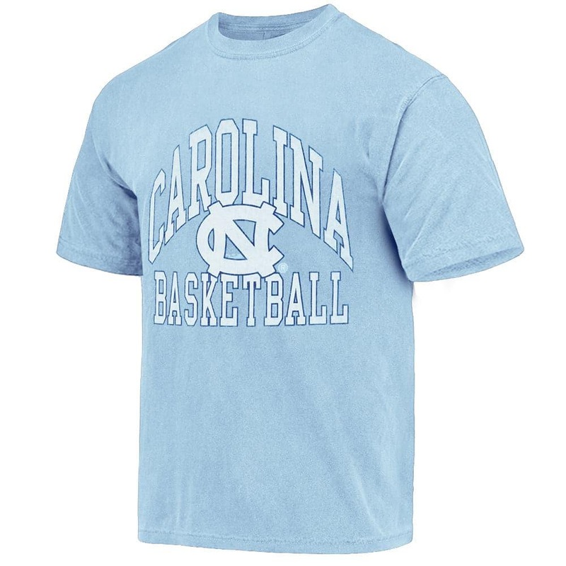 North Carolina Tar Heels NCAA Team Arch Vintage T-Shirt – Sky Blue