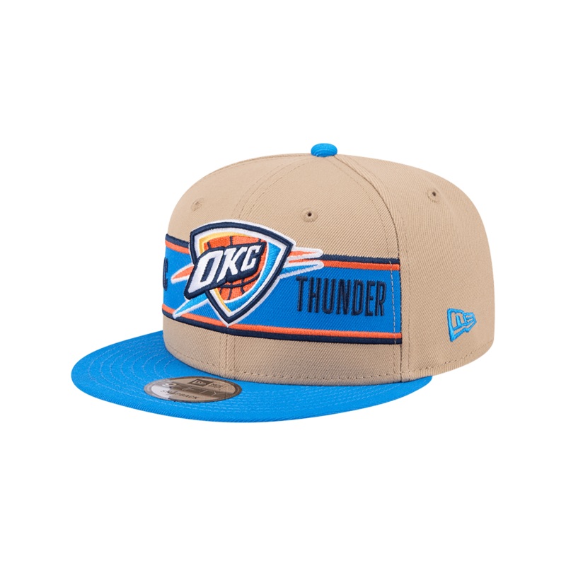 Oklahoma City Thunder New Era NBA 24 Draft 9FIFTY Snapback Hat – Tan