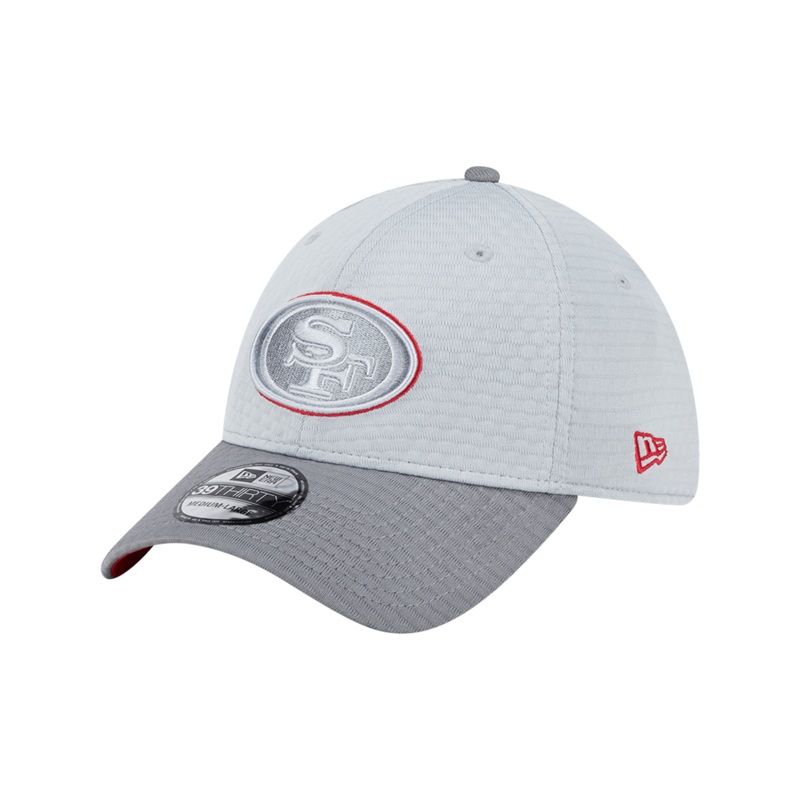 San Francisco 49ers New Era NFL 24 Training 39THIRTY Stretch-Fit Hat – Grey