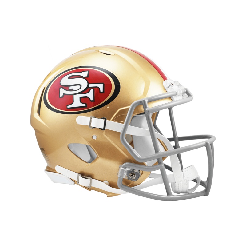 San Francisco 49ers Riddell NFL Speed Authentic Full Size Helmet