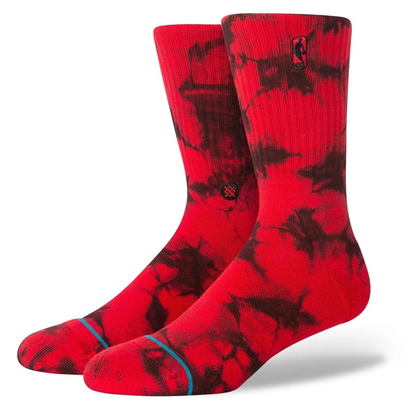 Youths NBA Logoman Dye Stance NBA Crew Socks – Red