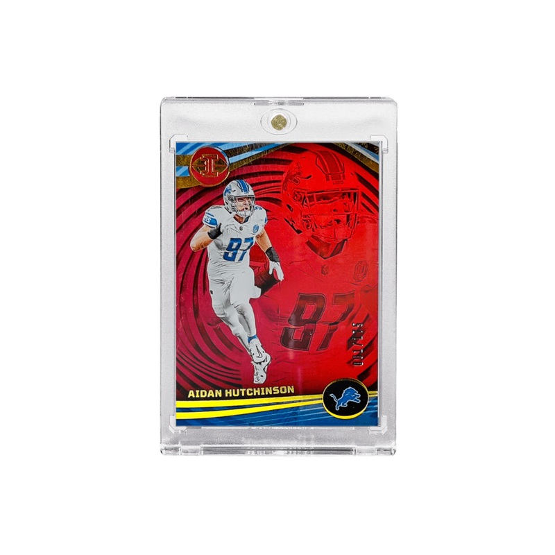 Aidan Hutchinson Detroit Lions Panini NFL Illusions 23 Red /175 36 Card