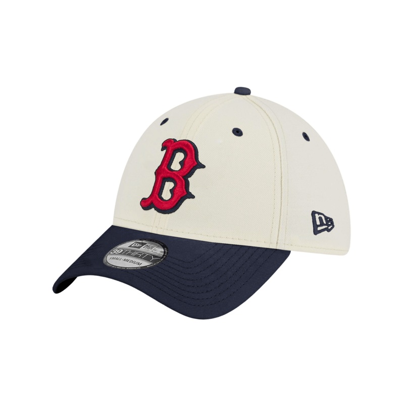 Boston Red Sox New Era MLB 2T Team 39THIRTY Stretch-Fit Hat – Chrome