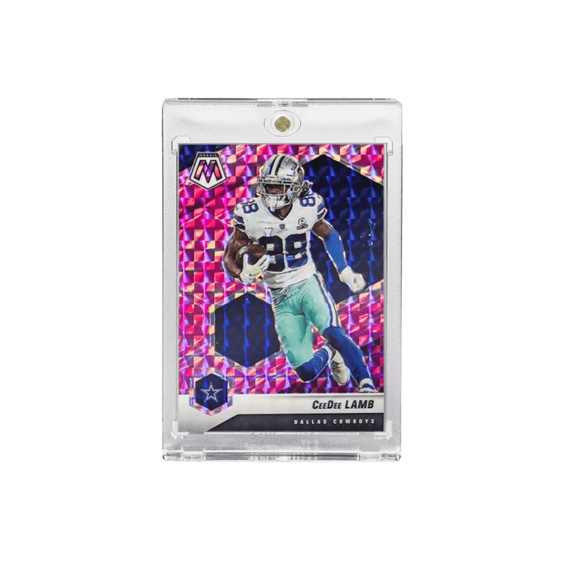 CeeDee Lamb Dallas Cowboys Panini NFL Mosaic 21 Pink 62 Card