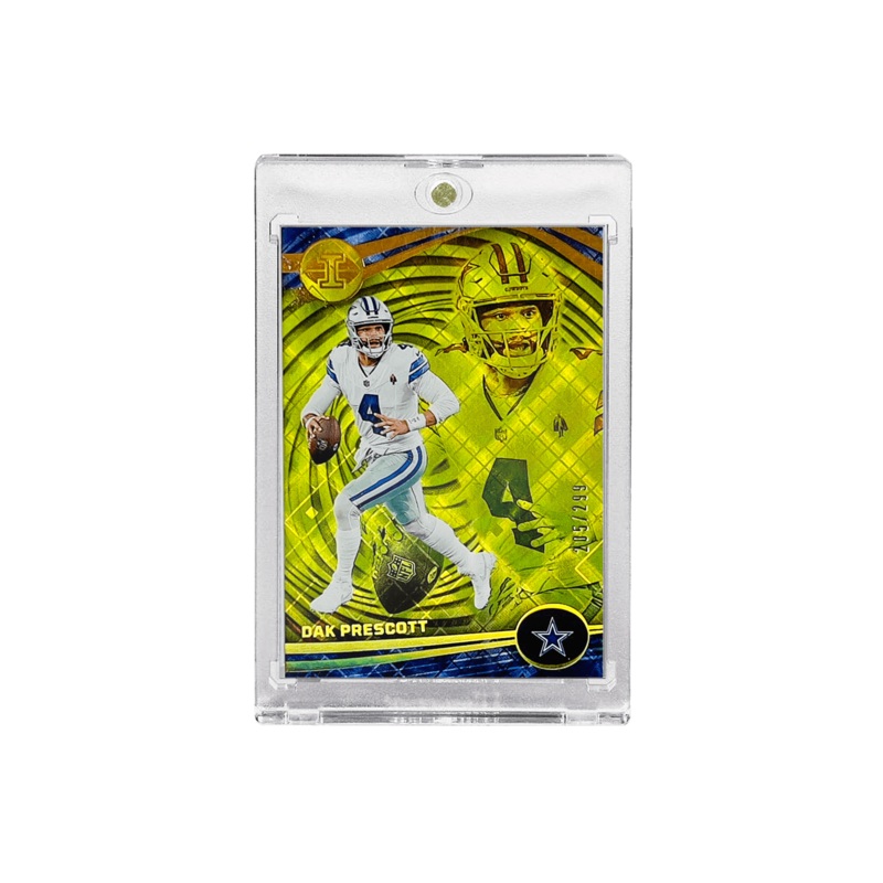 Dak Prescott Dallas Cowboys Panini NFL Illusions 23 Yellow /299 27 Card