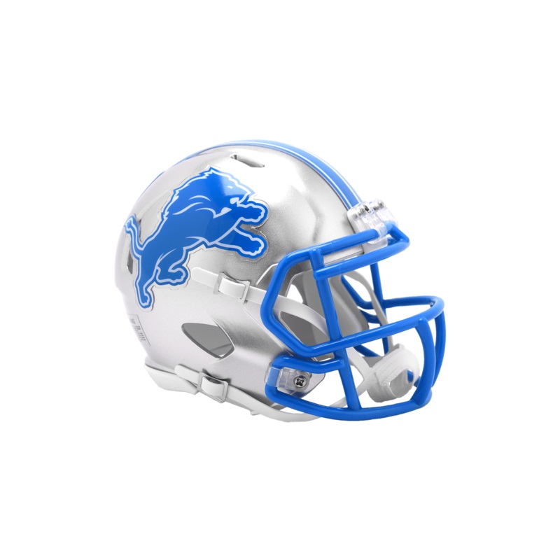 Detroit Lions Riddell NFL Speed Replica Mini Size Helmet