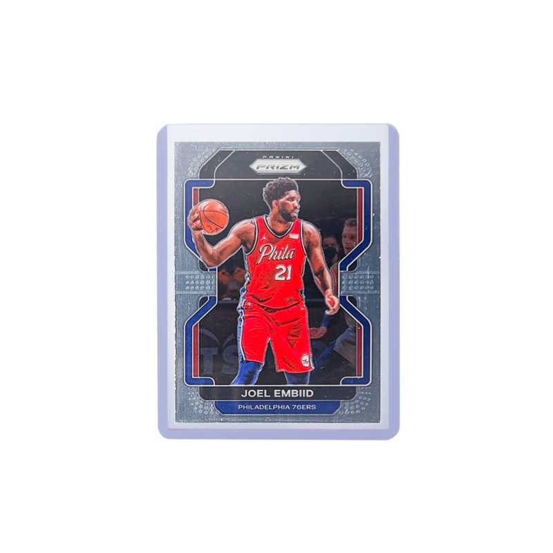 Joel Embiid Philadelphia 76ers Panini NBA 21-22 Prizm 176 Base Card