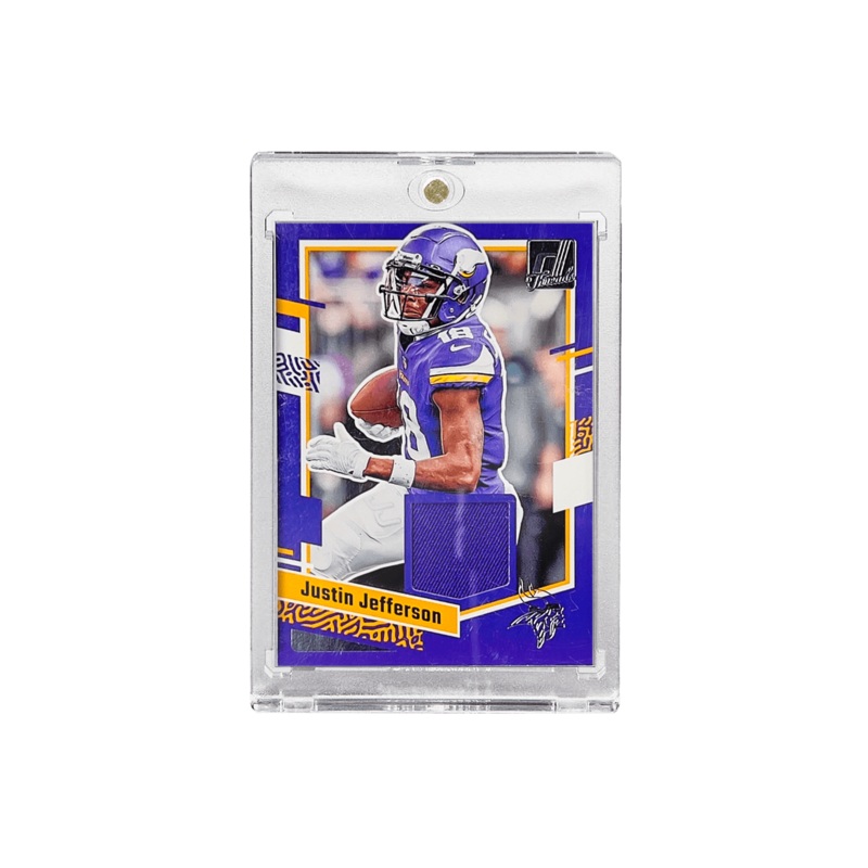 Justin Jefferson Minnesota Vikings Panini NFL Donruss 23 Threads Patch Card