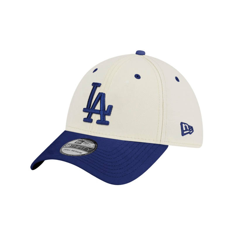 Los Angeles Dodgers New Era MLB 2T Team 39THIRTY Stretch-Fit Hat – Chrome