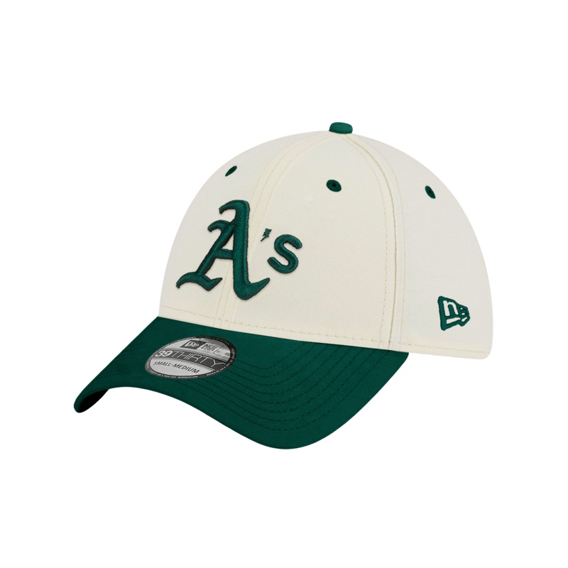 Oakland Athletics New Era MLB 2T Team 39THIRTY Stretch-Fit Hat – Chrome