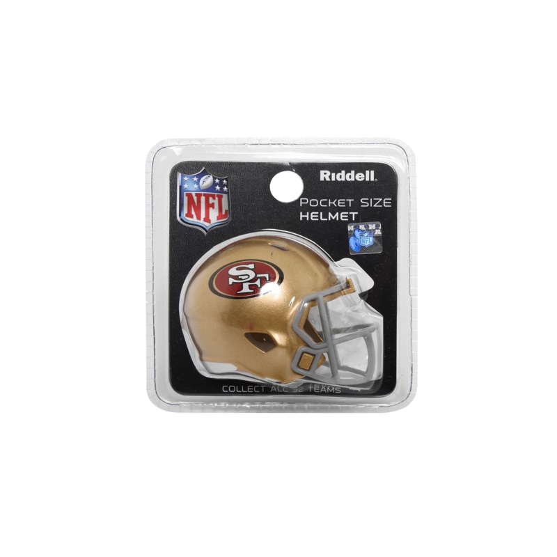 San Francisco 49ers Riddell NFL Speed Pocket Size Helmet