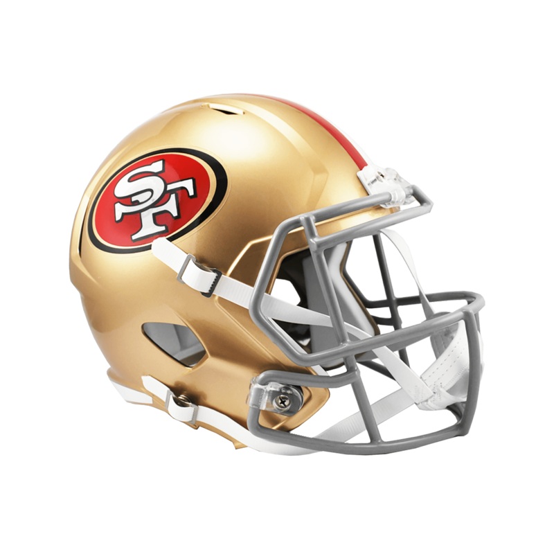 San Francisco 49ers Riddell NFL Speed Replica Full Size Helmet