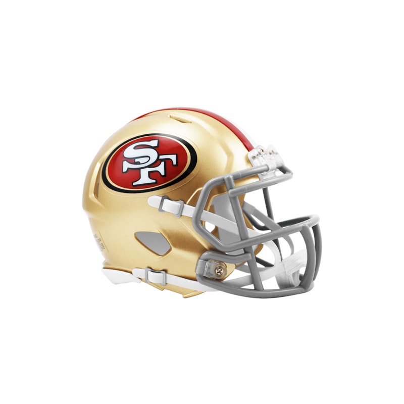 San Francisco 49ers Riddell NFL Speed Replica Mini Size Helmet