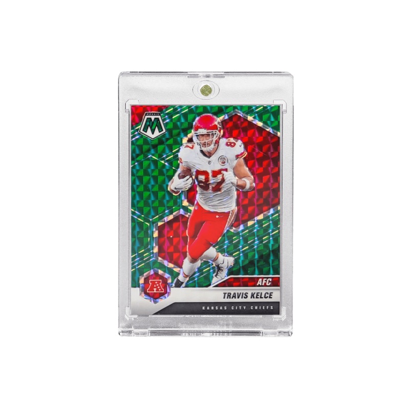 Travis Kelce Kansas City Chiefs Panini NFL Mosaic 21 Green 240 Card