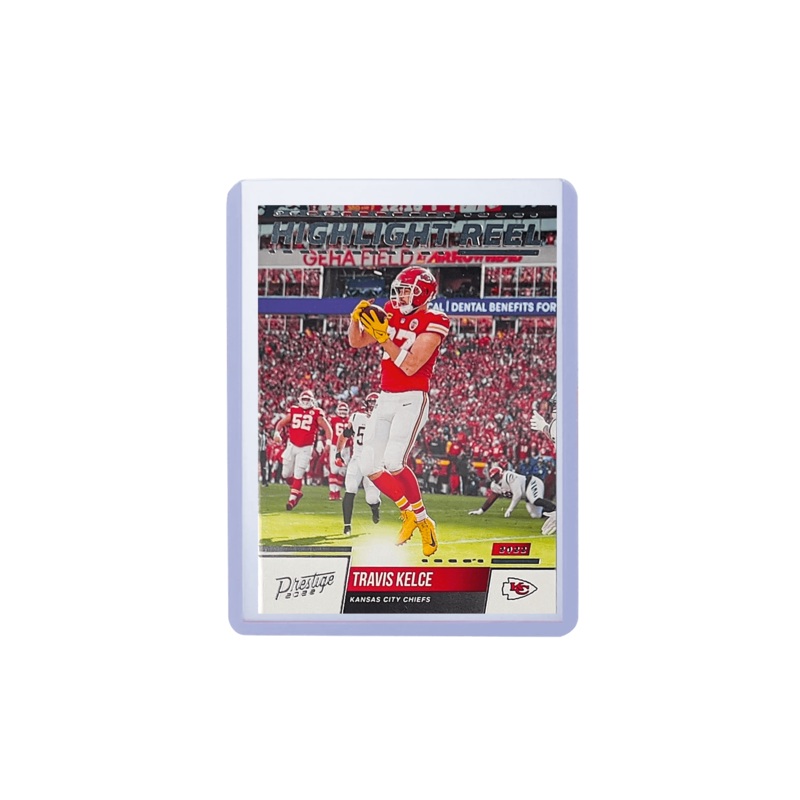Travis Kelce Kansas City Chiefs Panini NFL Prestige 22 Highlight Reel Card