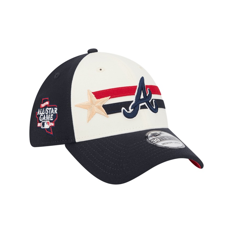 Atlanta Braves New Era MLB 24 All-Star Workout 39THIRTY Stretch-Fit Hat