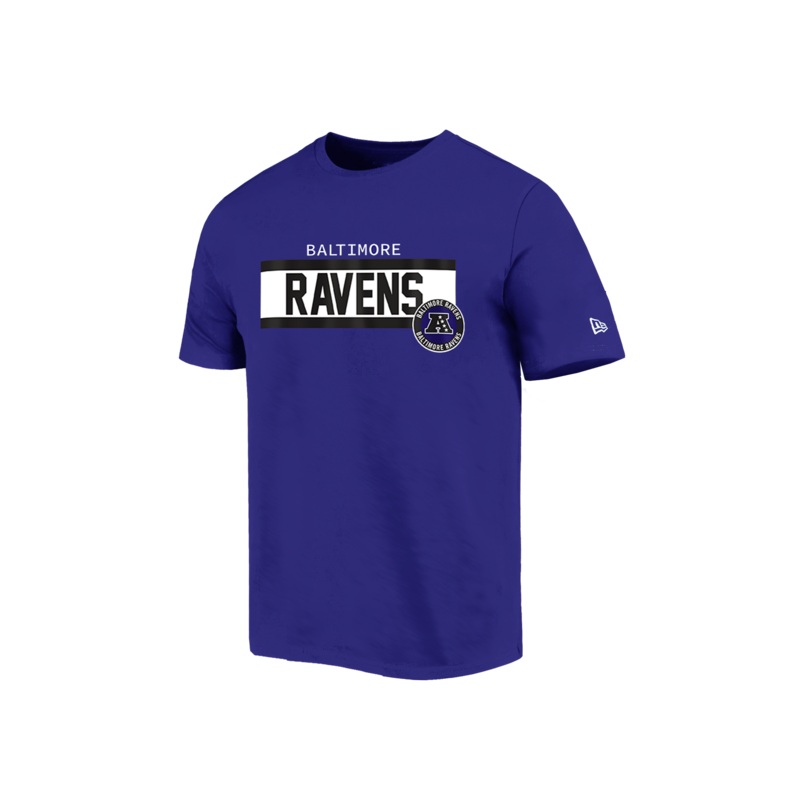 Baltimore Ravens New Era NFL 24 Sideline T-Shirt – Purple