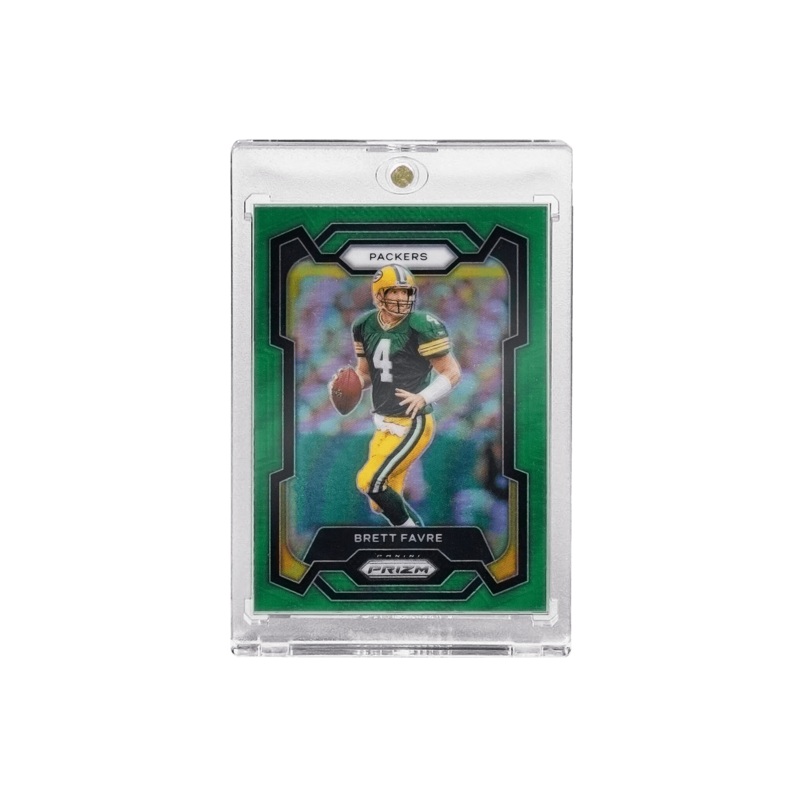 Brett Favre Green Bay Packers Panini NFL Prizm 23 Green Parallel Card