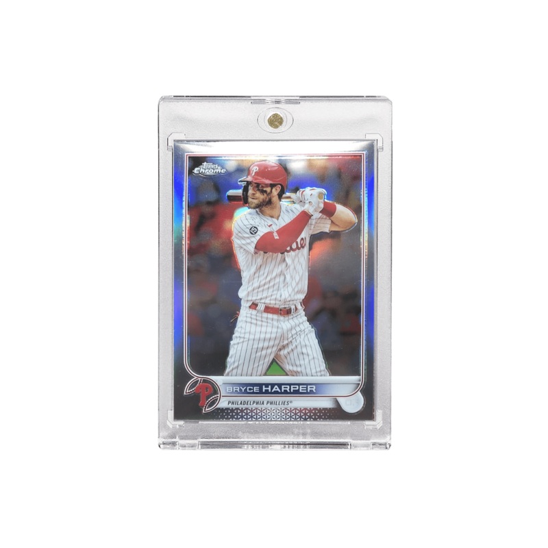 Bryce Harper Philadelphia Phillies Topps MLB Chrome 22 Refractor Card