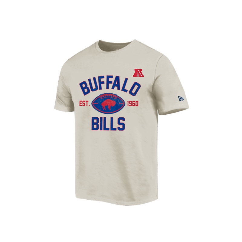 Buffalo Bills New Era NFL 24 Sideline Historic T-Shirt – Stone