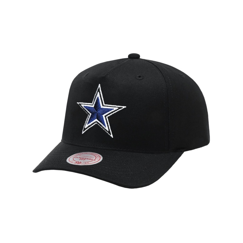 Dallas Cowboys Mitchell & Ness NFL Throwback MVP Snapback Hat – Black