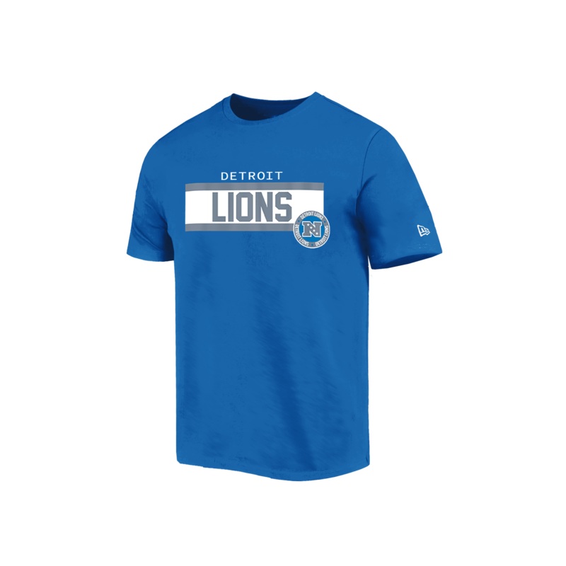 Detroit Lions New Era NFL 24 Sideline T-Shirt – Blue