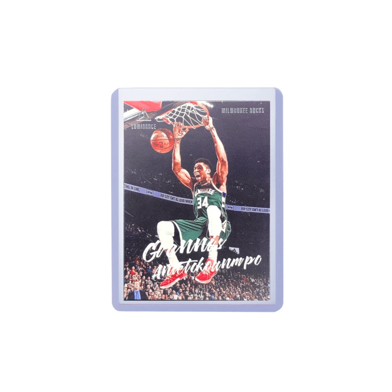 Giannis Antetokounmpo Milwaukee Bucks Panini NBA 19-20 Luminance 155 Card