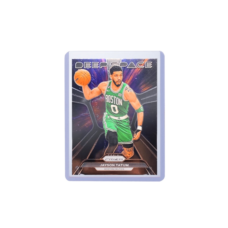 Jayson Tatum Boston Celtics Panini NBA Prizm Deep Space Insert Card