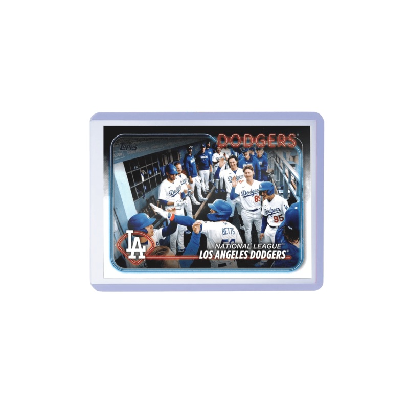 Los Angeles Dodgers Topps MLB Series 1 24 Team Card